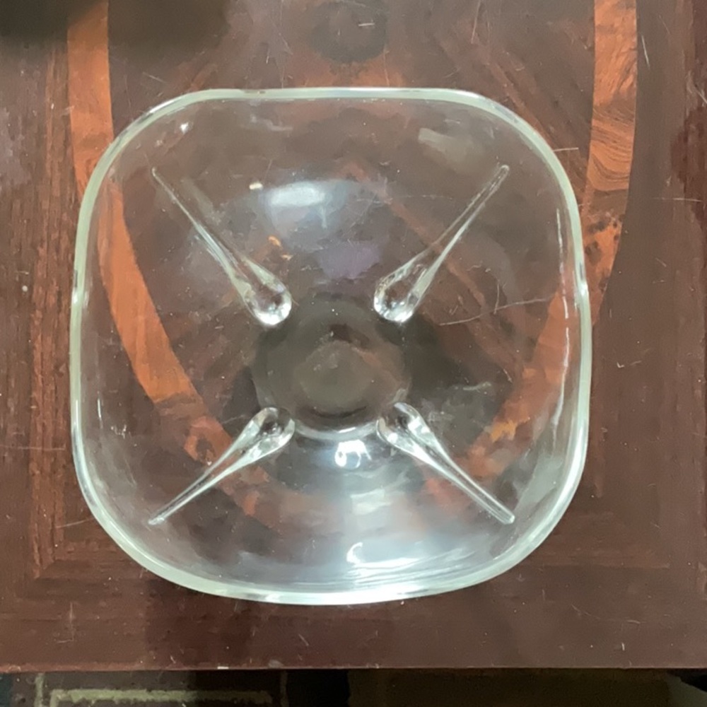 🍁Elegant Clear Glass Serving Bowl